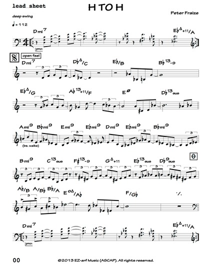 H to H lead sheet p.1